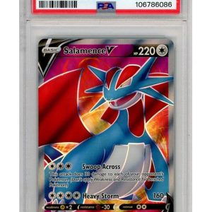 Salamence V 185/189 PSA 10