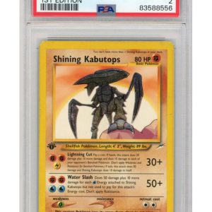 Shining Kabutops 108/105 1st Edition PSA 2