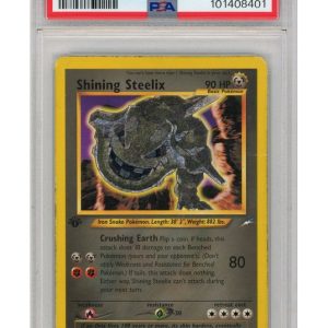 Shining Steelix 112/105 1st Edition PSA 3