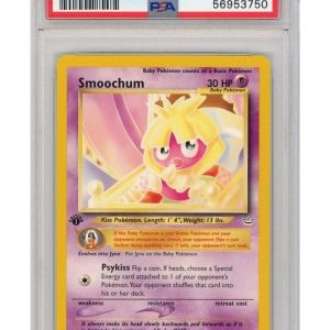 Smoochum 54/64 1st Edition PSA 9