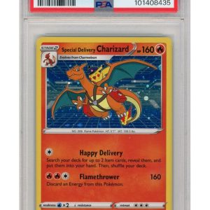 Special Delivery Charizard SWSH075 PSA 8