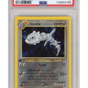 Steelix 15/111 1st Edition PSA 8