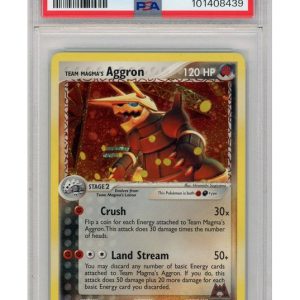 Team Magma's Aggron 7/95 PSA 8