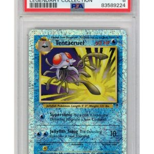 Tentacruel 66/110 Reverse Foil PSA 8