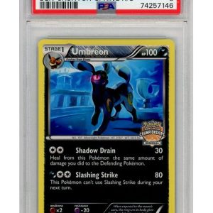 Umbreon Regional Championship Stamp 60/108 Reverse Foil PSA 8
