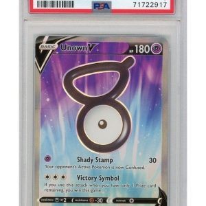 Unown V 176/195 PSA 9