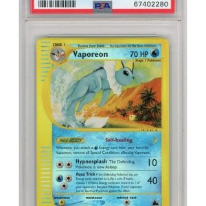 Vaporeon 33/144 Reverse Foil PSA 9