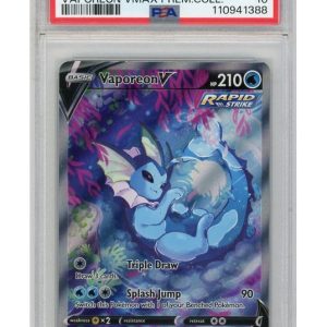 Vaporeon V SWSH181 PSA 10