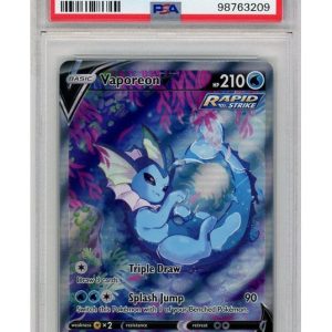 Vaporeon V SWSH181 PSA 9