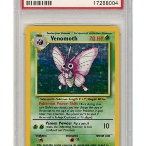 Venomoth No Symbol Error 13/64 PSA 9