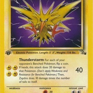 Zapdos - 30/62 - 1st Edition