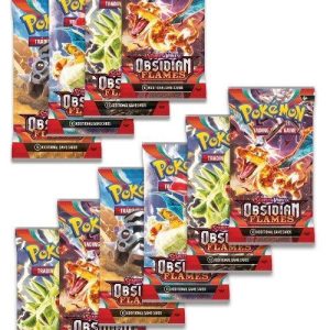 10 Booster Pakker fra SV03 Obsidian Flames