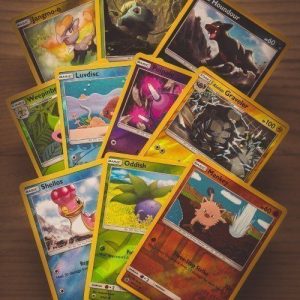 10 skinnende pokemon kort