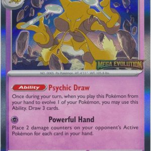 Alakazam - MEP003 (Prerelease) - Pokemon Mega Evolution promo