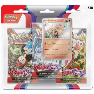 Arcanine blister pack (3 stk.) - Scarlet & Violet