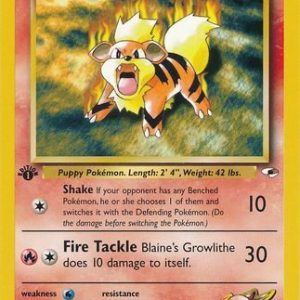 Blaine's Growlithe - 35/132 - 1st Edition