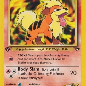 Blaine's Growlithe - 62/132 - 1st Edition