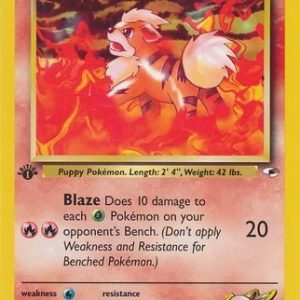 Blaine's Growlithe - 62/132 - 1st Edition