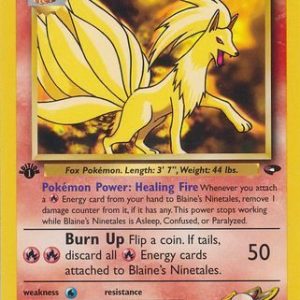 Blaine's Ninetales - 21/132 - 1st Edition