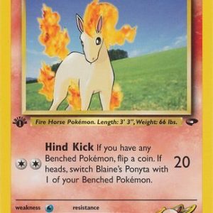 Blaine's Ponyta - 64/132 - 1st Edition