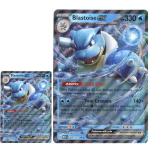 Blastoise ex - 009/165 - JUMBOkort