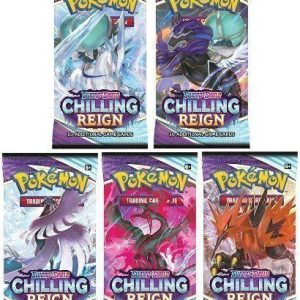Booster Pack full artwork set (5 stk.) fra SWSH Chilling Reign.