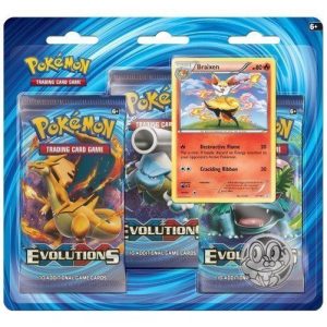 Braixen blister pack (3 stk.) - XY Evolutions