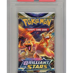 Brilliant Stars Booster Pakke Charizard artwork PSA 10