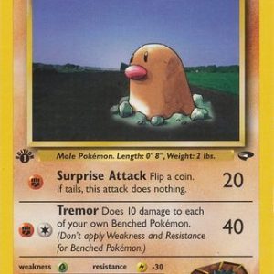 Brock's Diglett - 67/132 - 1st Edition