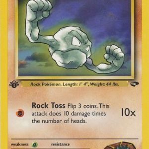 Brock's Geodude - 68/132 - 1st Edition