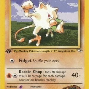 Brock's Mankey - 68/132 - 1st Edition