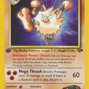 Brock's Primeape - 35/132 - 1st Edition