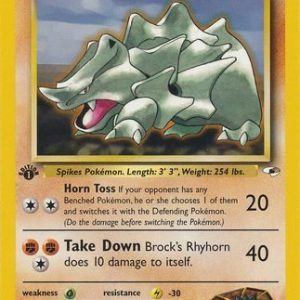 Brock's Rhyhorn - 22/132 - 1st Edition