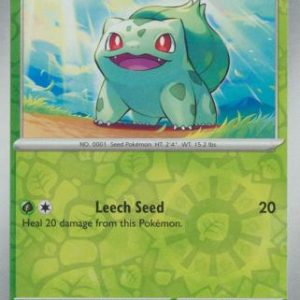 Bulbasaur - 001/165 - Reverse