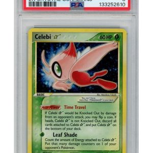 Celebi * (Goldstar) 100/100 PSA 8