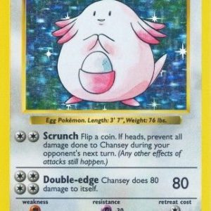 Chansey - 3/102 - Shadowless (Holo)