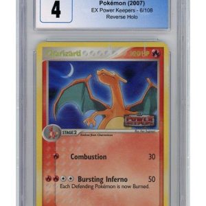 Charizard 6/108 Reverse Foil CGC 4