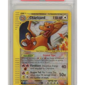 Charizard 9/12 Box Topper PSA 8