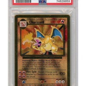 Charizard Metal kort Celebration UPC 4/102 PSA 8