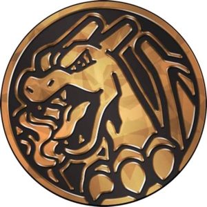 Charizard Pokemon mønt (Bronze - Cracked Ice Holo) - Almindelig
