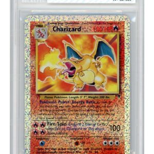 Charizard S1/S4 Box Topper BGS 8