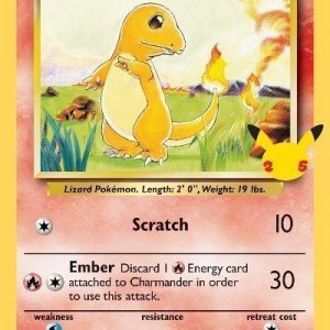 Charmander - 46/102 - 25 års jubilæum - JUMBOkort