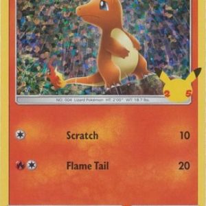 Charmander - 9/25 (Holo) - 25 års jubilæum - McDonald's Promo - Pokemon McDonald's Collection 2021