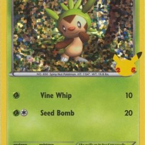 Chespin - 6/25 (Holo) - 25 års jubilæum - McDonald's Promo - Pokemon McDonald's Collection 2021