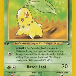 Chikorita - 54/111 - 1st Edition