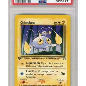 Chinchou 55/111 1st Edition PSA 9