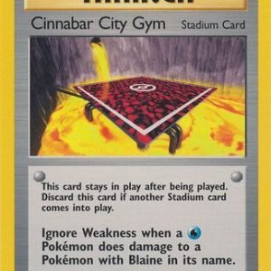 Cinnabar City Gym - 113/132 - 1st Edition