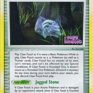 Claw Fossil - 91/110 - Reverse