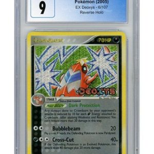 Crawdaunt 6/107 Reverse Foil CGC 9