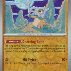 Cubone - 104/165 - Reverse
